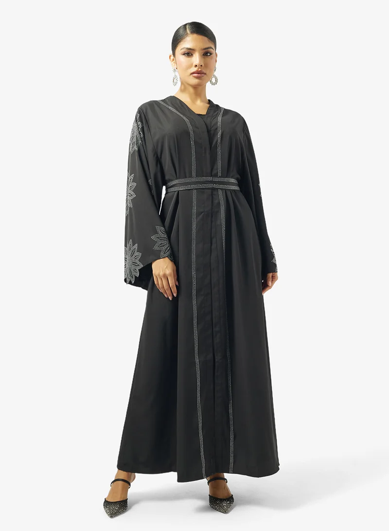Khizana  Embellished Abaya With Sheila for Women | Best Price UAE